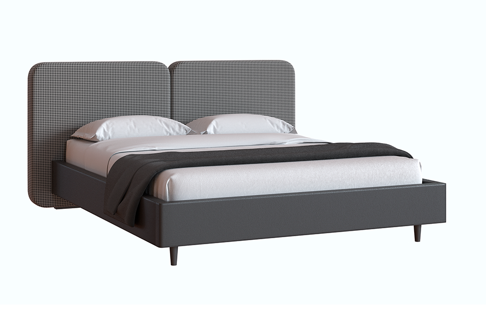 Двуспальные кровати - изображение №2 "Кровать Интро"  на www.Angstrem-mebel.ru