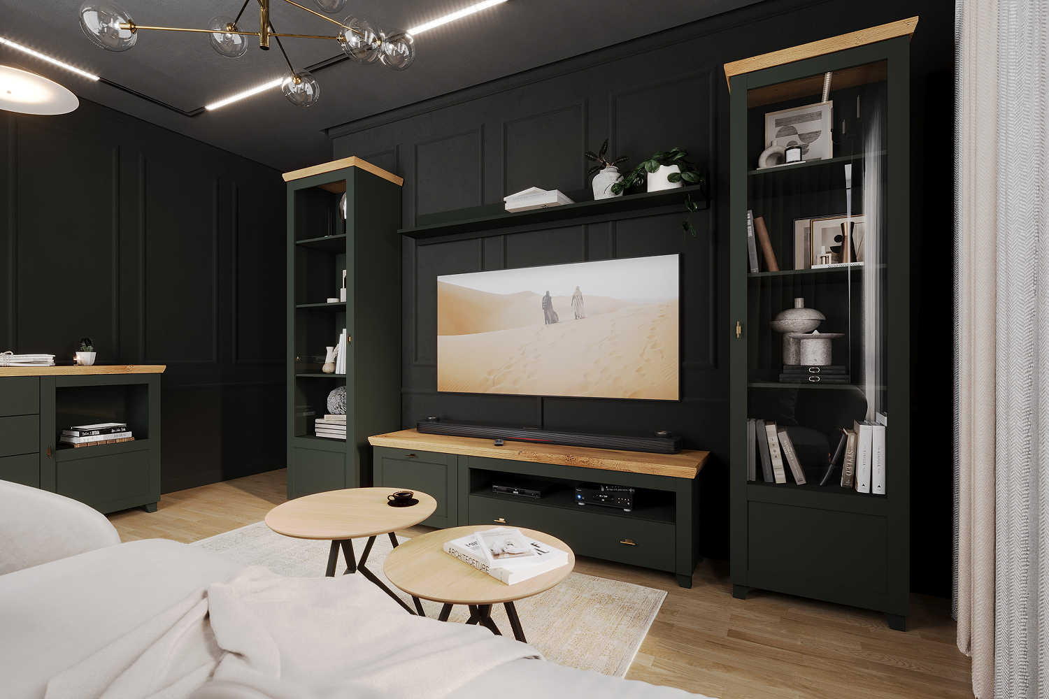 Шкафы-витрины - изображение №5 "Шкаф Эмили (правый)"  на www.Angstrem-mebel.ru