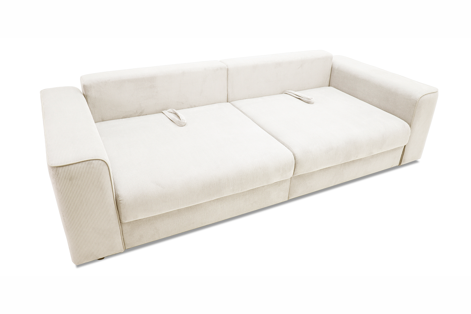 Прямые диваны - изображение №4 "Диван Шери еврокнижка / белый"  на www.Angstrem-mebel.ru